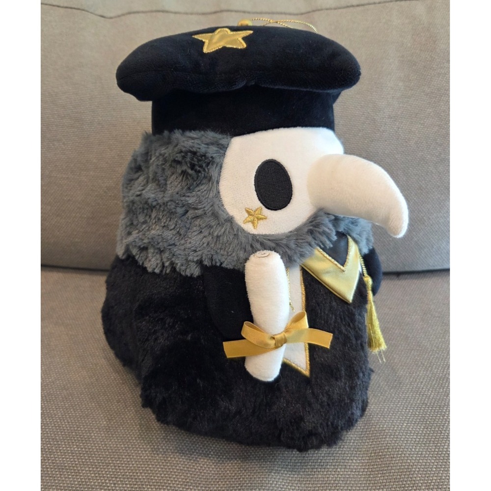 NWT Mini Squishable Plague Doctor Graduation Graduate Plush 10''